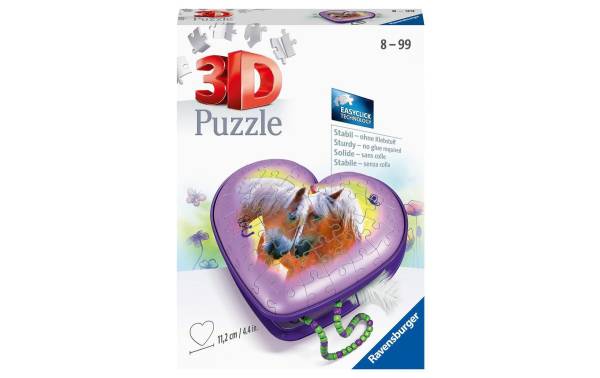 Ravensburger 3D Puzzle Herz Pferde