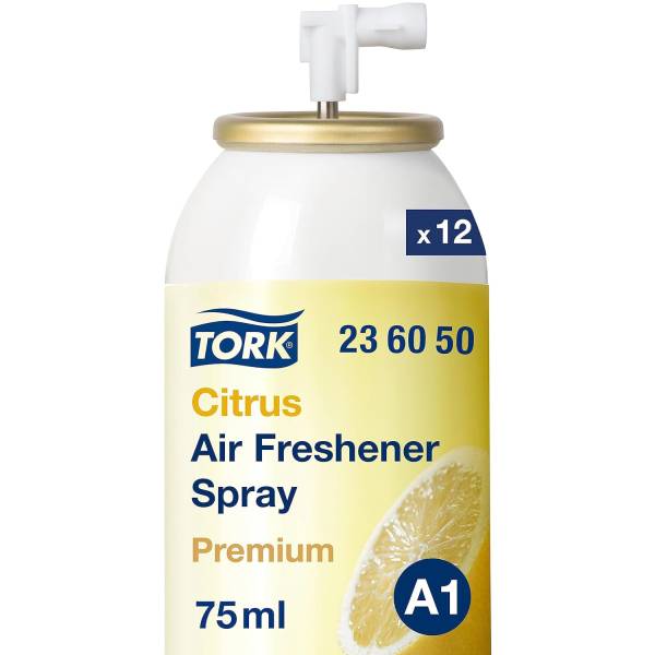 1 Patrone TORK-236050 Lufterfrischer Spray mit Zitrusduft – A1