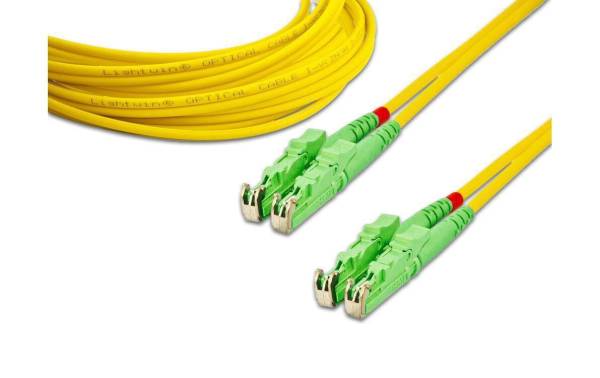 Lightwin LWL-Patchkabel E2000/APC-E2000/APC, Singlemode, Duplex, 2m