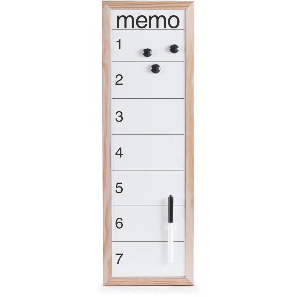ZELLER Magnettafel Memo 20×60 cm 11576 natur