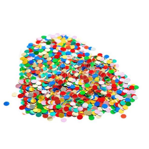 Papierkonfetti bunt gemischt 8mm 100g – 1 Stück