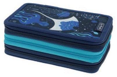 herlitz Schüleretui TriCase 'Deep Ocean', 31-teilig