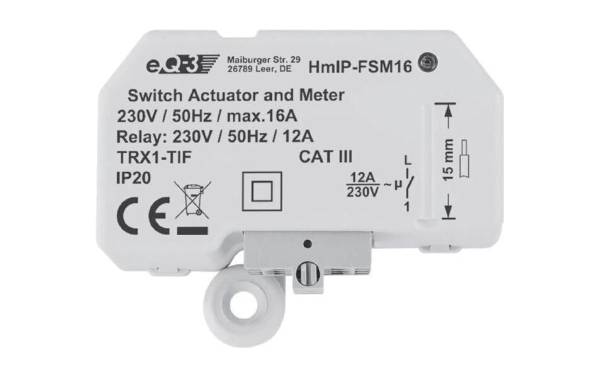 Homematic IP Smart Home Funk-Schalt-Mess-Aktor 16 A Unterputz