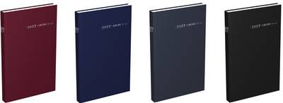 LECAS Agenda journalier Couronne EURO/Cent 2024, noir