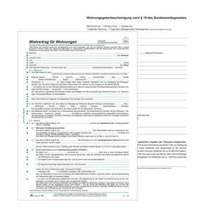 RNK Verlag Vordruck "Mietvertrag für Wohnungen", DIN A4