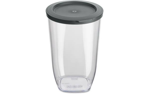 Koziol Vorratsdose Connect Dry M 1.5 l, Dunkelgrau