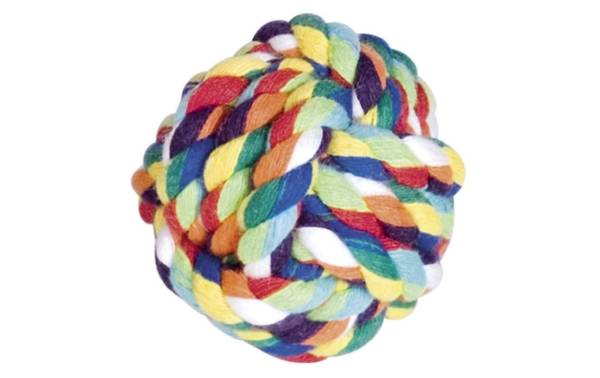 Nobby Hunde-Spielzeug Knotenseil-Ball, Mehrfarbig