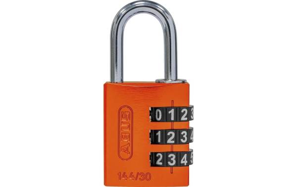 Abus Zahlenschloss 144/30 B/DFNLI Orange Aluminium