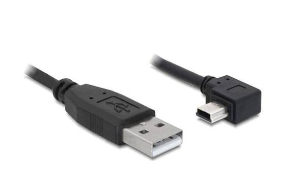 Delock USB 2.0-Kabel USB A – Mini-USB B 2 m