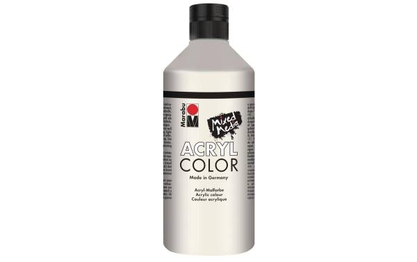 Marabu Acrylfarbe Acryl Color, 500 ml, weiß 070