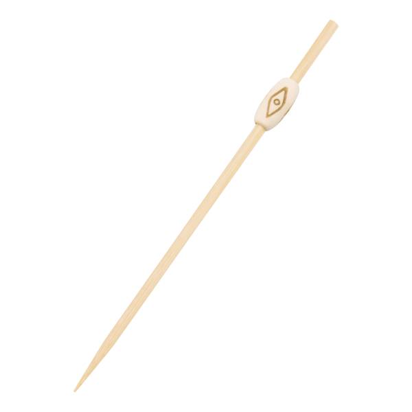 Fingerfood-Spieß aus Bambus (FSC 100%) Natur 12cm – 100 Stück