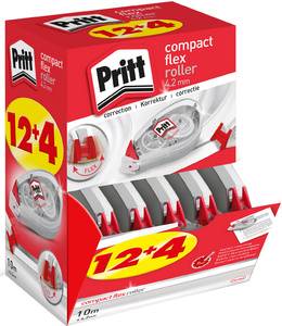 Pritt Korrekturroller Compact Flex, 16er Multipack