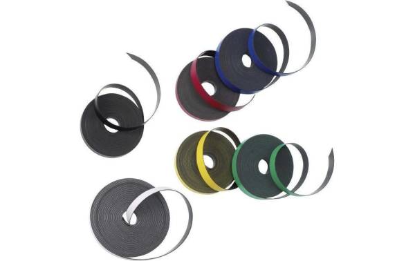 nobo Magnetbandstreifen, (B)10 mm x (L)5 m, schwarz