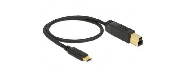 Delock USB 3.1-Kabel USB C – USB B 0.5 m