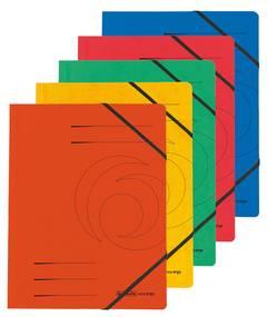 herlitz Eckspanner easyorga, A4, Colorspan-Karton, rot