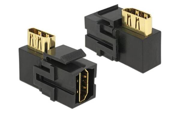 Delock Keystone-Modul HDMI Typ-A, 90°, SW 90° gewinkelt