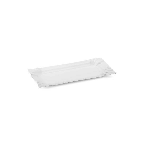 Pappteller weiß 7 x 14 cm – 250 Stück