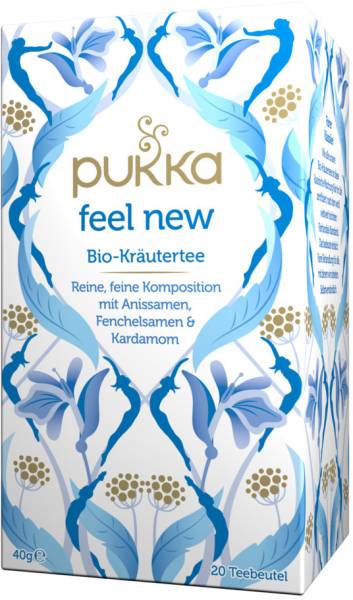 PUKKA Feel New 4091007 Bio Kräutertee 20 Beutel