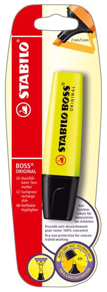 Textmarker BOSS 2/5mm gelb STABILO B-10129-1