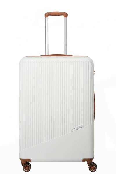 Travelite BALI 4w Trolley L, Weiss/cognac