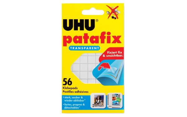 Patafix Klebepads transparent 56 Stück UHU 48815