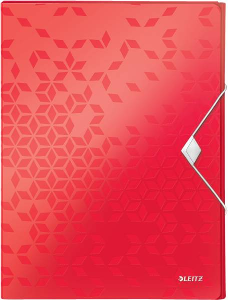 LEITZ Sammelbox WOW PP 4629-00-26 rot 250x30x330mm