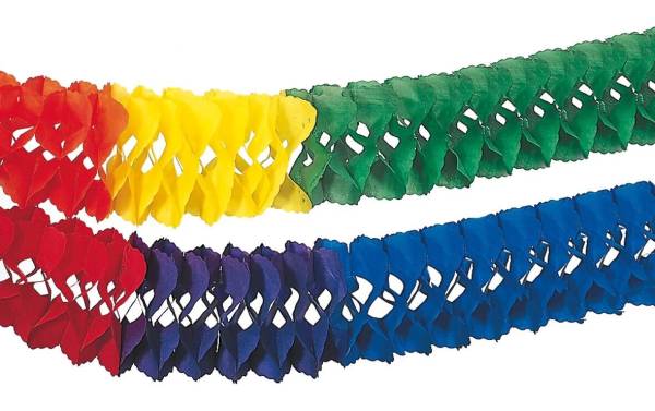 PAPSTAR Großraumgirlande "Rainbow", 250 mm, aus Papier