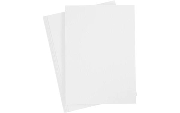 Creativ Company Bastelpapier 70 g, 20 Blatt, Weiss