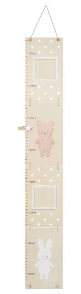 JABADABADO Messlatte Teddy&Hase 70cm S1004 beige