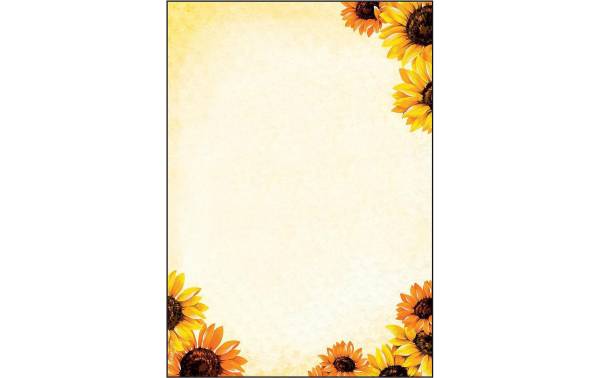 Sigel Motivpapier Field of Sun A4, 50 Blatt