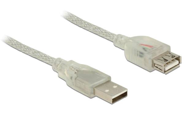 Delock USB 2.0-Verlängerungskabel USB A – USB A 2 m