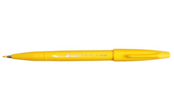 Brush Sign Pen gelb PENTEL SES15C-G
