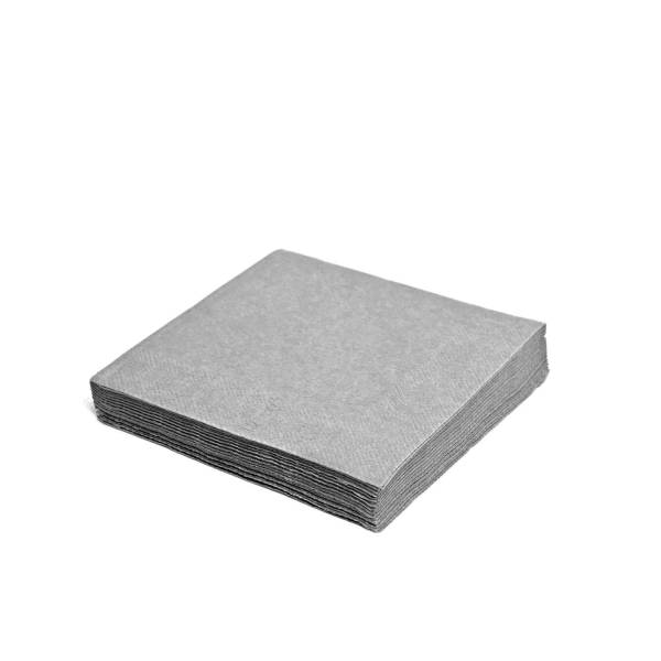 Serviette (PAP FSC Mix) 2-lagig grau 33 x 33 cm – 250 Stück