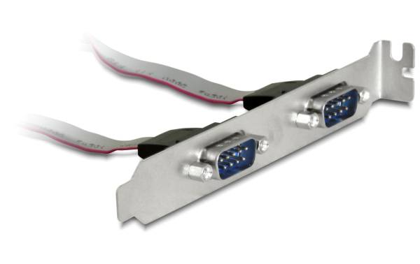 Delock Bracket 2x RS-232, 27cm