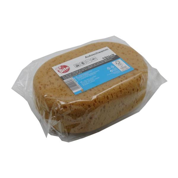 45x Sito – Autoschwämme, braun, oval, 1er-Packung 200x140x66mm