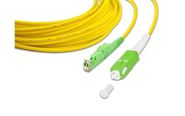 Lightwin LWL-Patchkabel E2000/APC-SC/APC, Singlemode, Simplex, 1m