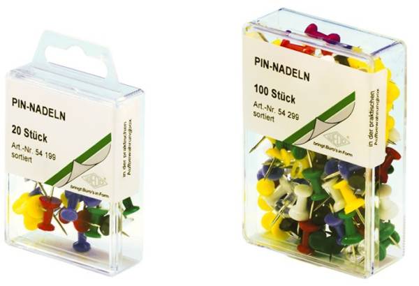 WEDO Pinnwand-Nadeln, schwarz, Großpackung