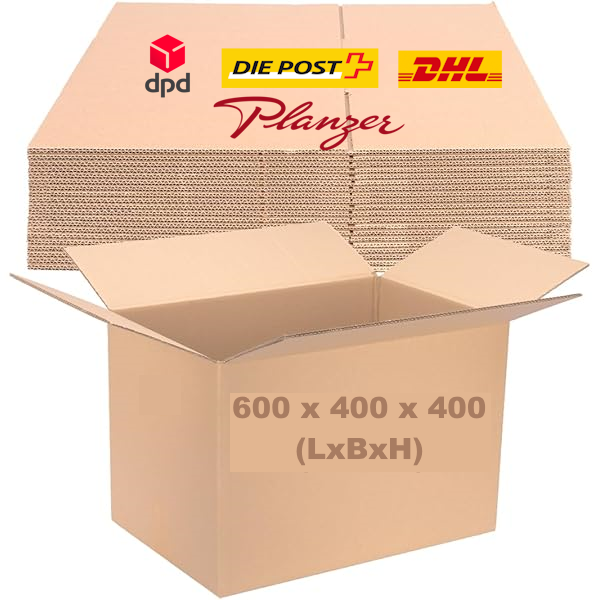 250 Versandkarton XL E-Commerce 60 x 40 x 40 cm bis 31,5 KG – 1 Palette