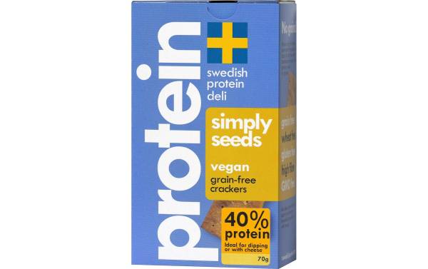 swedish protein deli Crackers Simply Seeds 70 g