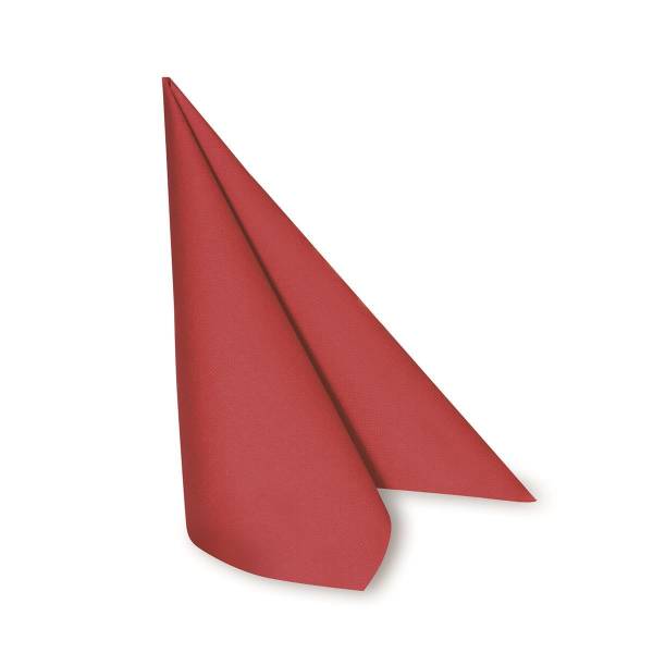 Airlaid Serviette PREMIUM rot 40 x 40 cm – 50 Stück