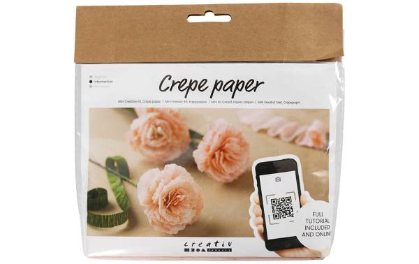 Creativ Company Bastelset Krepppapier-Set Nelken