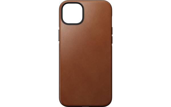 Nomad Back Cover Modern Leather iPhone 14 Plus Hellbraun