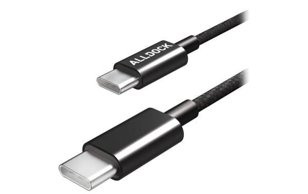 Alldock USB-Kabel Power Delivery USB C - USB C 0.35 m