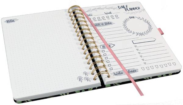 sigel BuJo Buchkalender Jolie 'Glamorous Leaves'