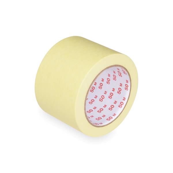 Krepp-Klebeband gelb 75mm x 50m – 1 Stück