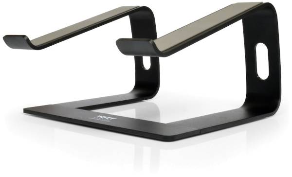 Ergonomic Notebook Stand alu, from 10 to 15.6 inch PORT 901103