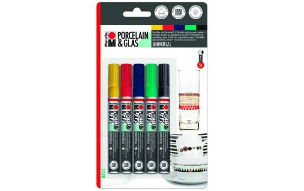 Marabu Marker "Porcelain & Glas Painter", BASIC
