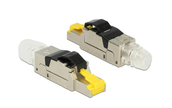 Delock Stecker RJ45 Cat.8.1 Feldkonfektion, 1 Stück, AWG22-24