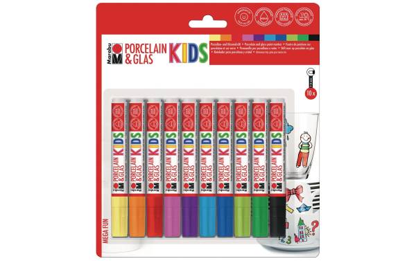 Marabu Marker "Porcelain & Glas KIDS", MEGA FUN