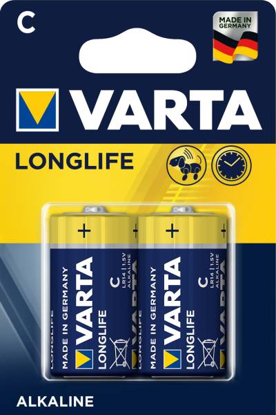 Batterie Longlife, C/LR14, 2 Stück VARTA 411410141